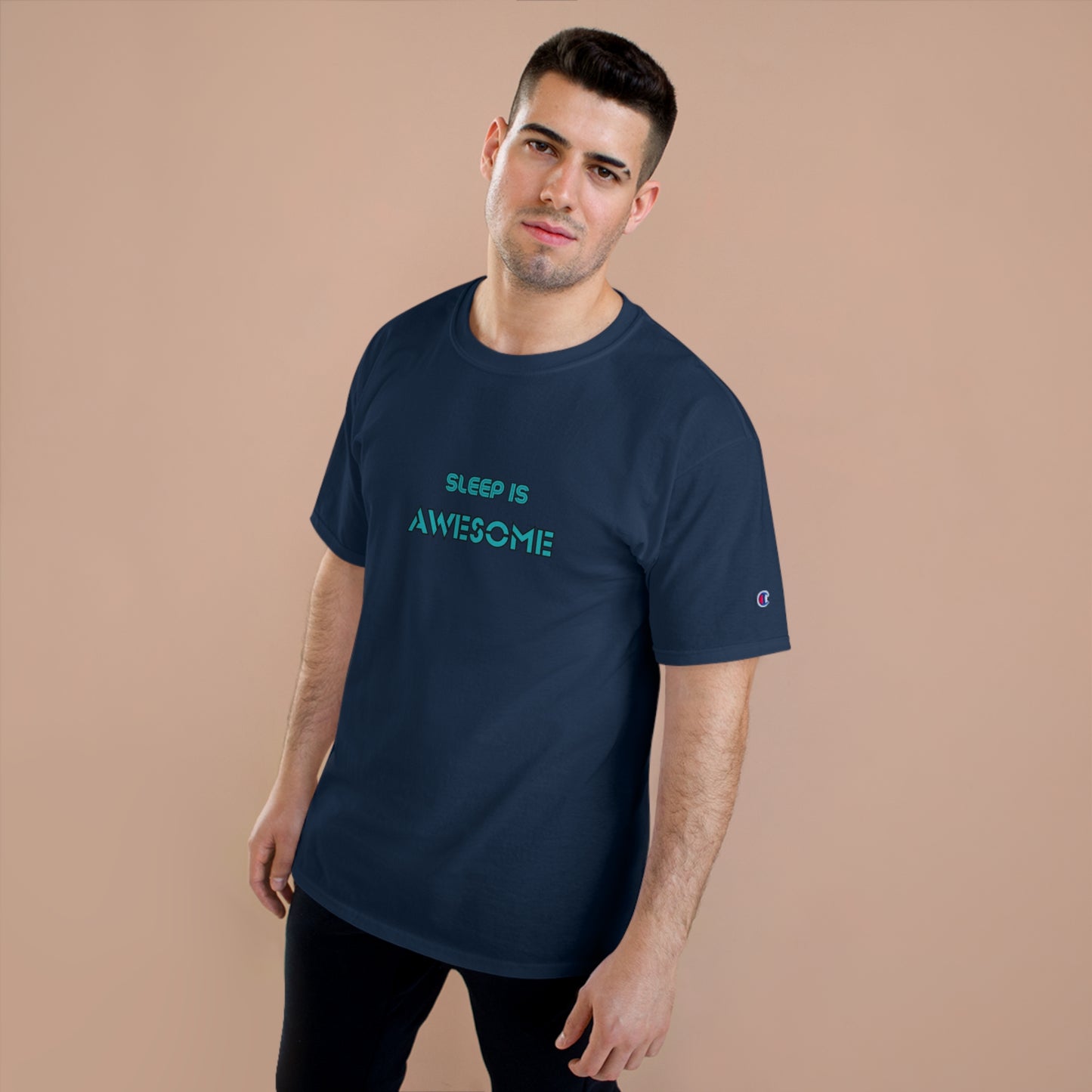 "Sleep is Awesome" Champion Men's T-Shirt